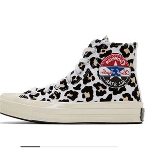 Converse leopard high top converse